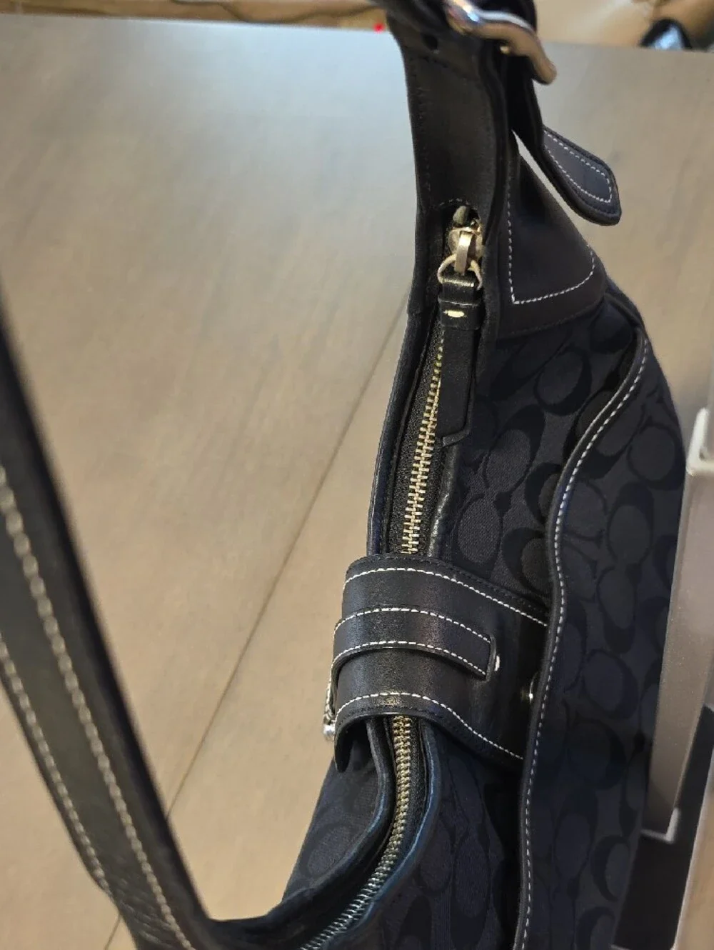 Coach Hamilton Signature Canvas Hobo Shoulder Bag - Picture 10 of 10